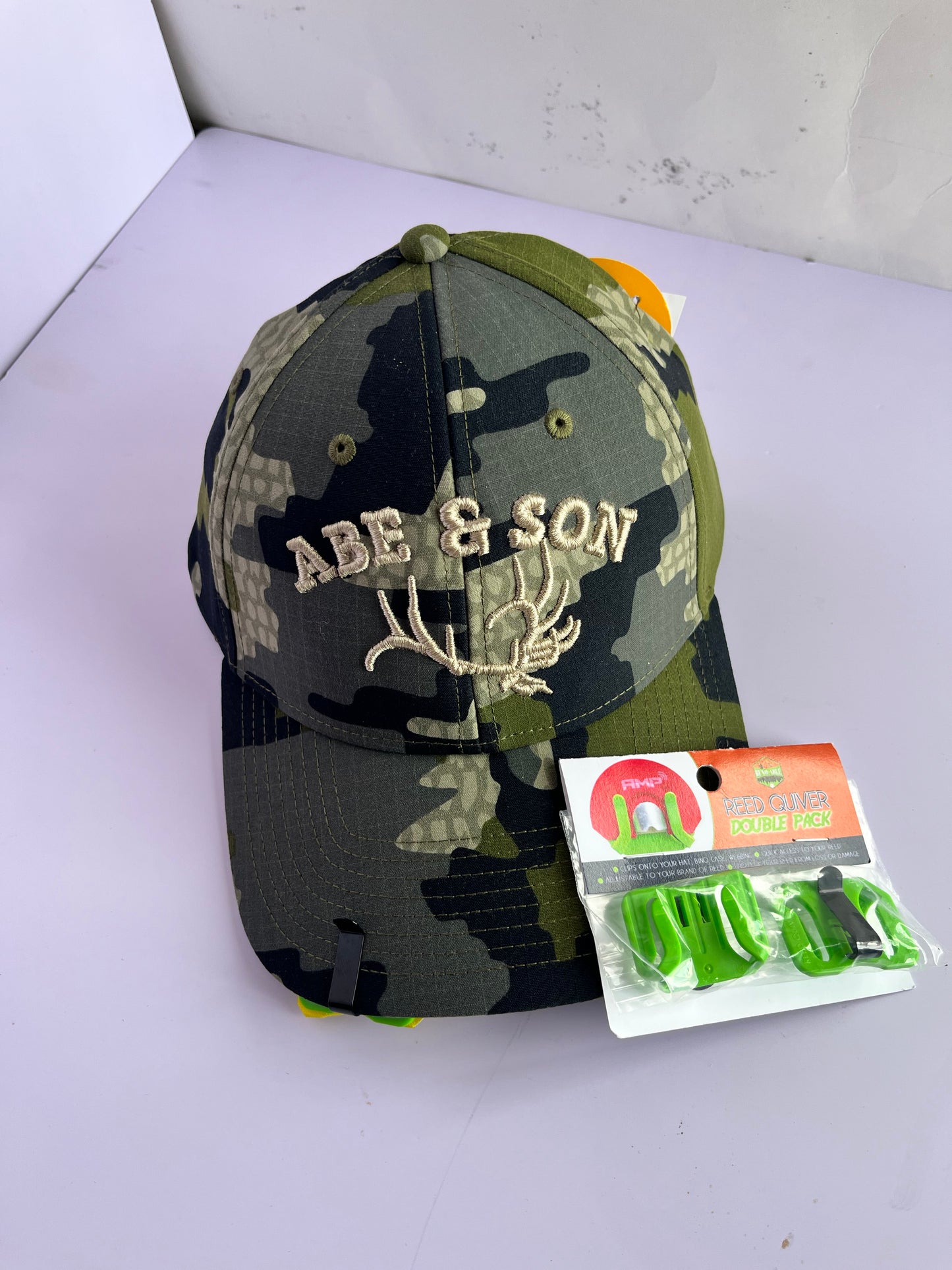 Diaphragm hat clip - 2 pack