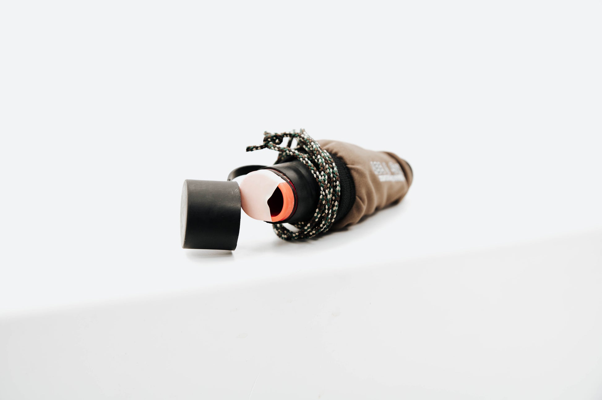 “Red mouthpiece and medium latex diaphragm on Molestrus Estrus elk call for bold estrus tone"