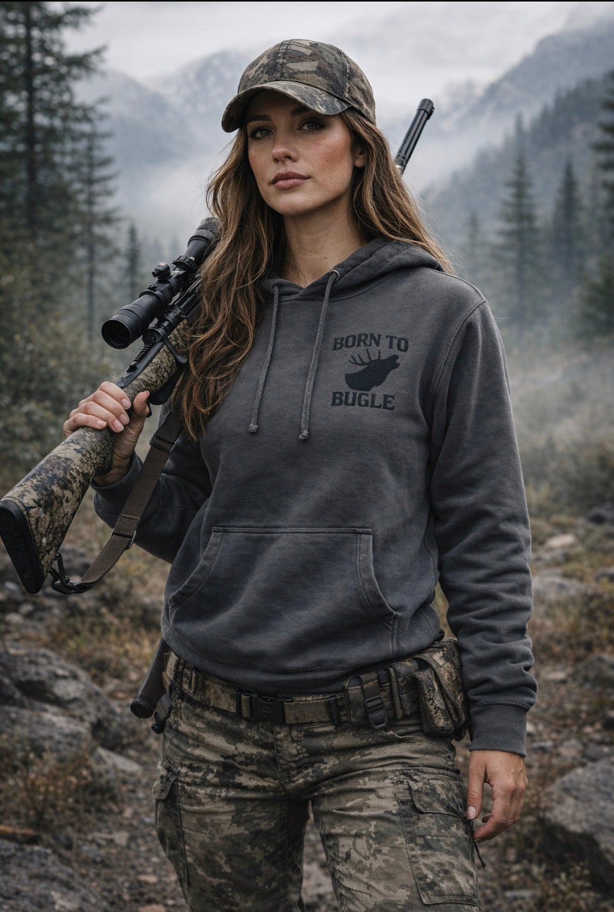 Hoody "Born to Bugle"